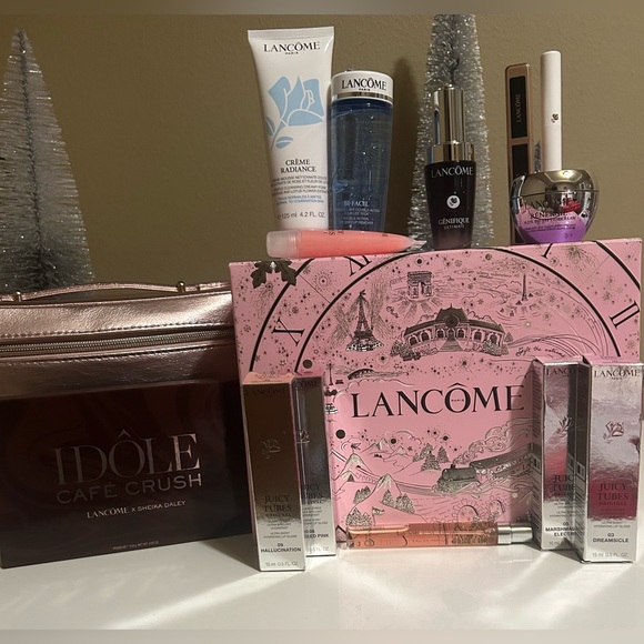 Lancôme Holiday Beauty Box 10PC Set w/4 Bonus Full Size Juicy Tubes & Samples💗 - Picture 4 of 12